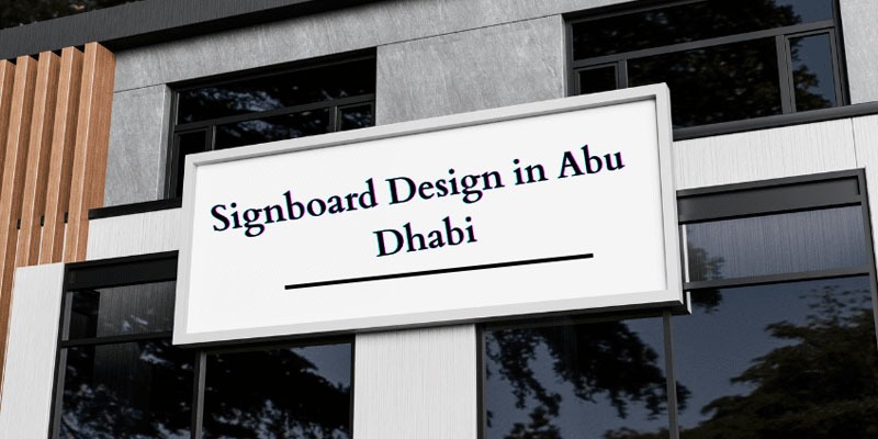 retail signage Abu Dhabi